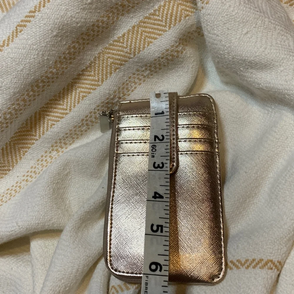 Gold Card Holder Key Wallet - Women's Accessory
